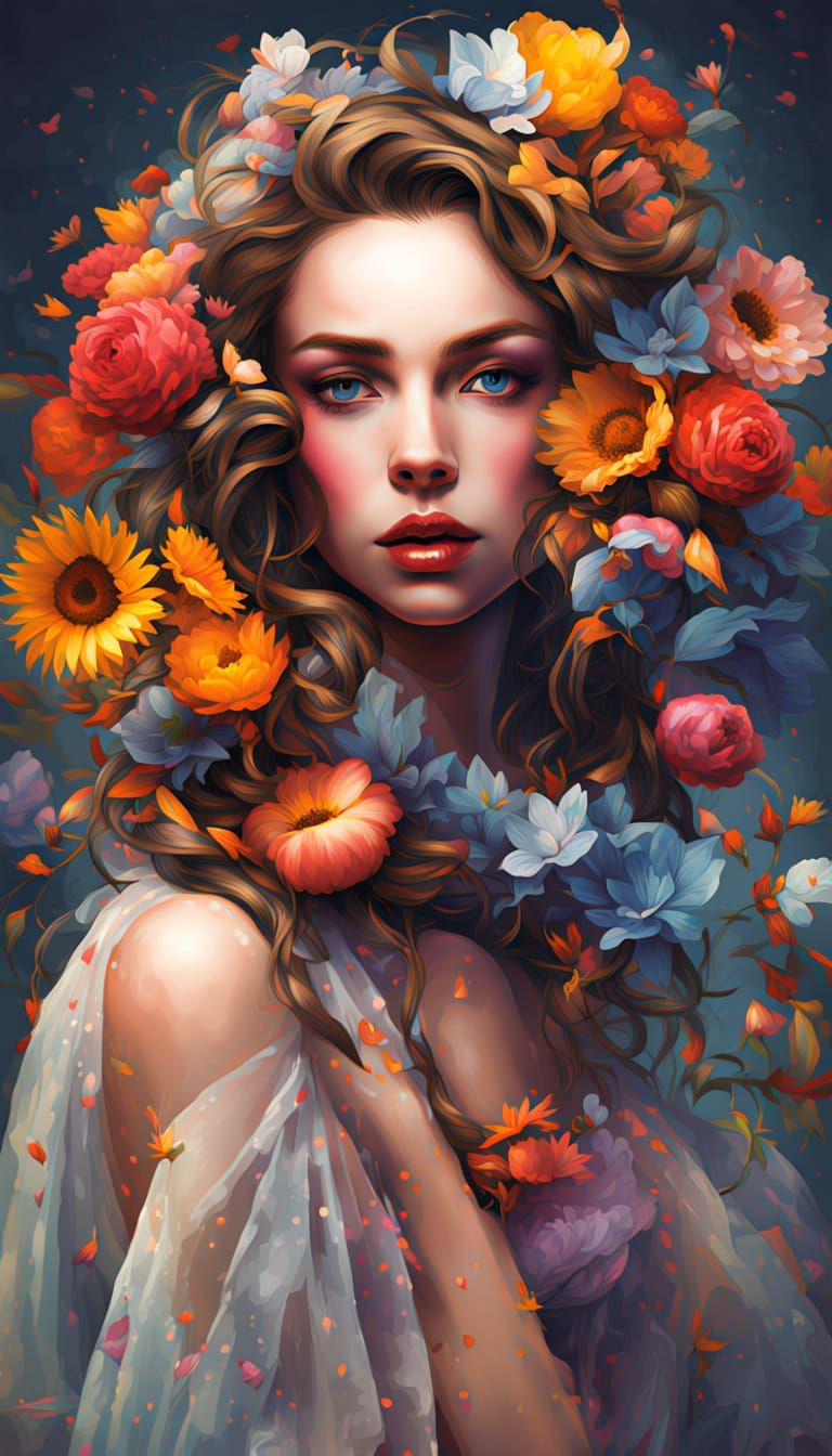 AI Apprentice Creates Expressive Floral Masterpiece