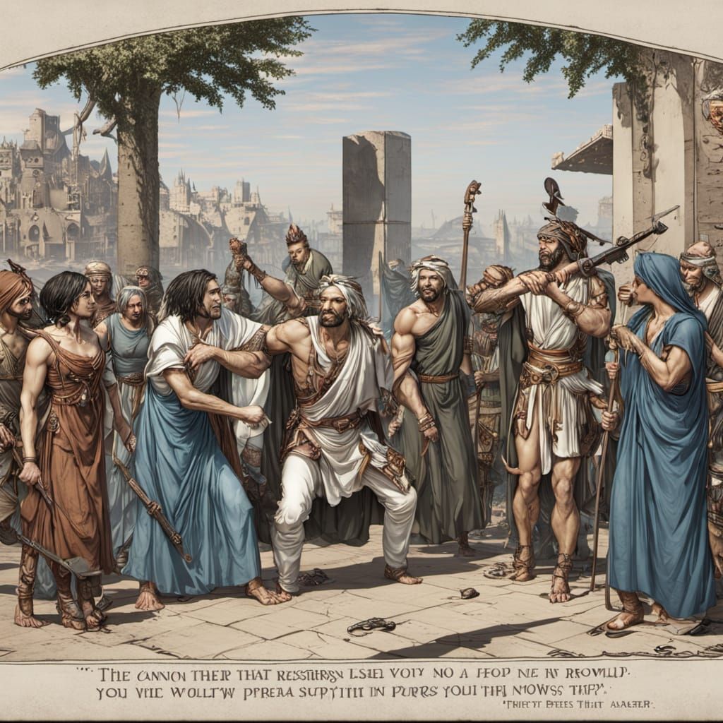 Philosophers in Ancient Desert City