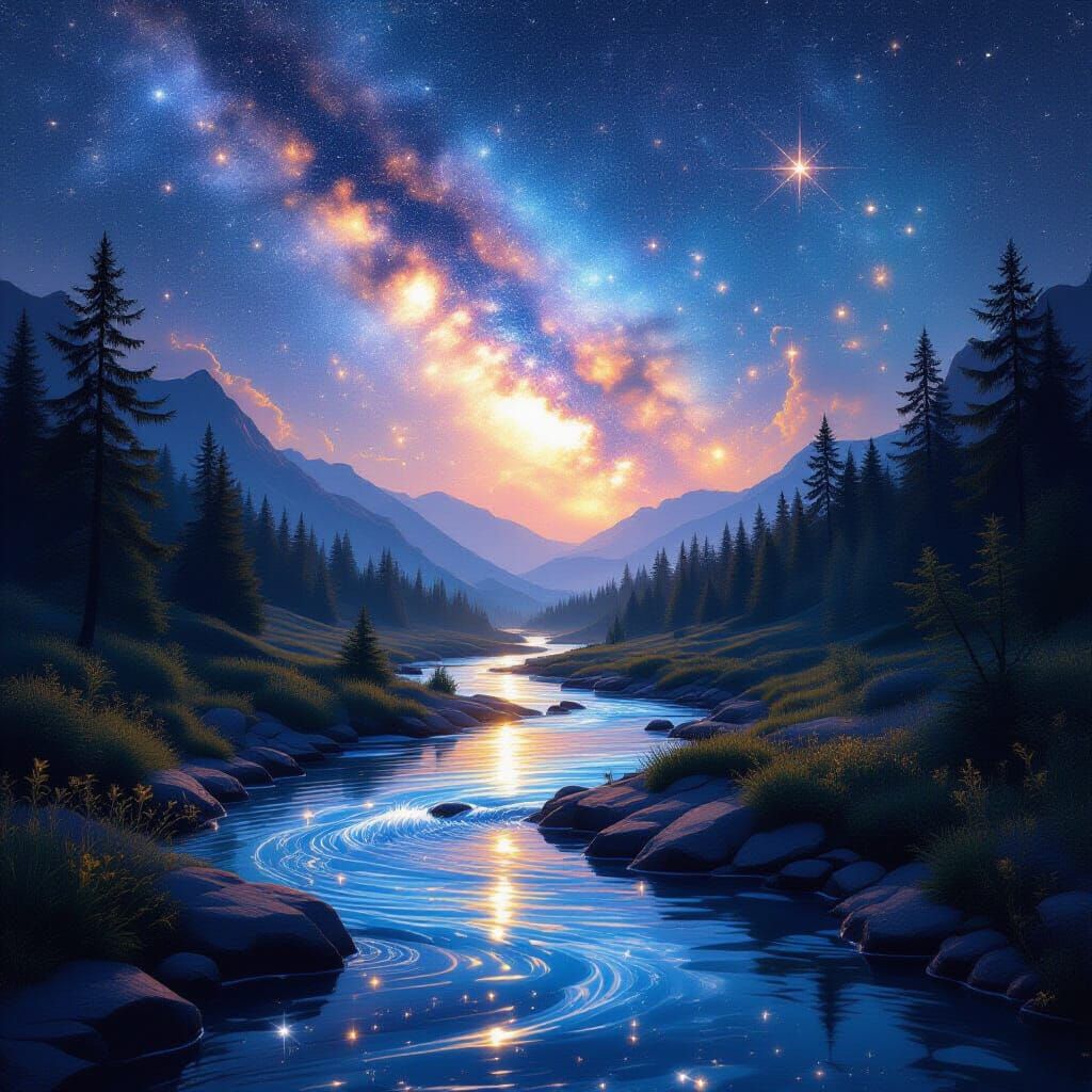 Dreams Flowing Through Rivers of Melting Stars