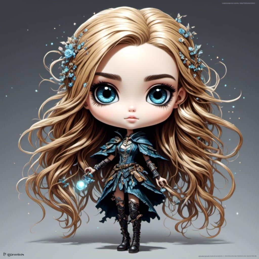 Young Rogue in Forest: Chalk Art Style