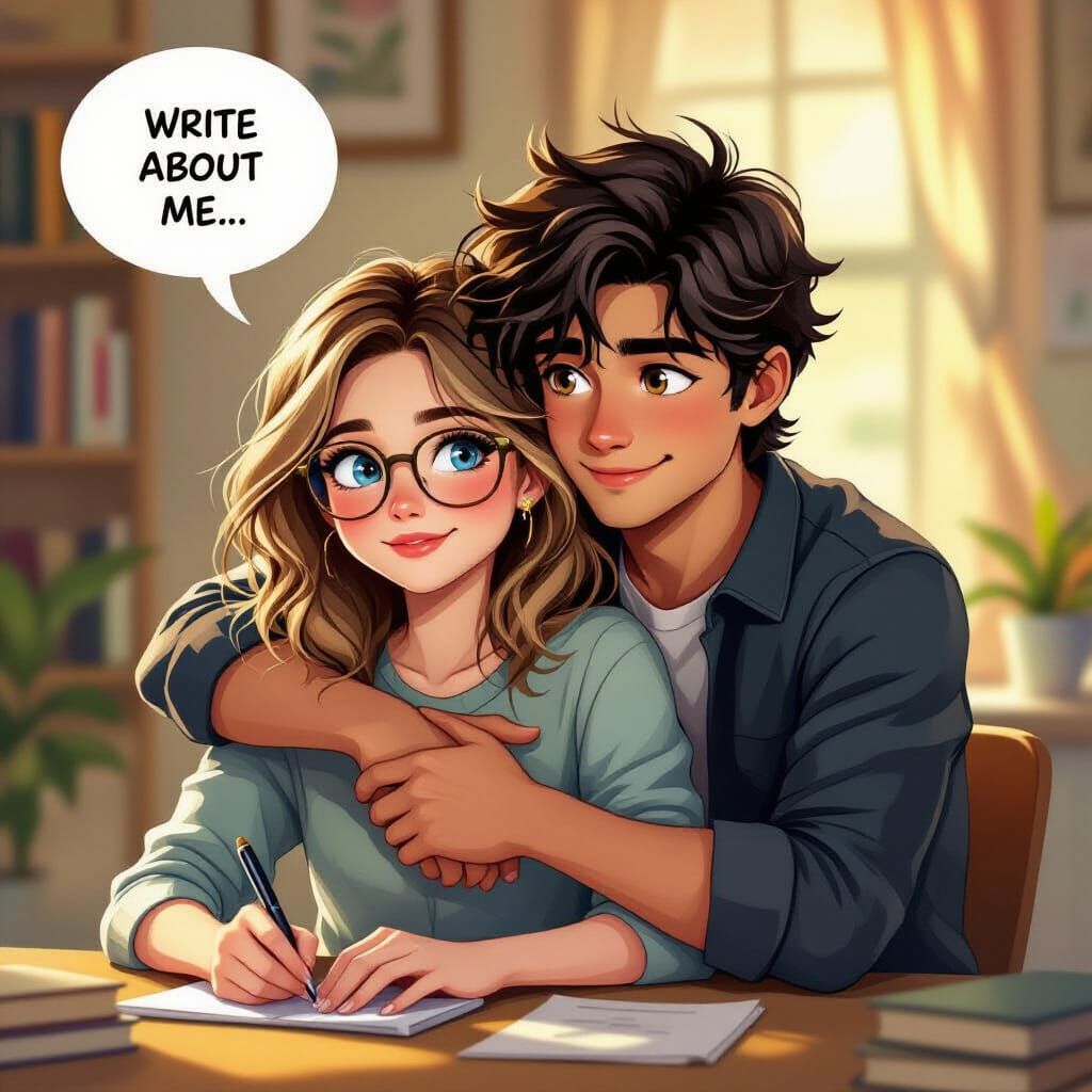 Sweet Moment: Girl Writes Novel, Boy Asks to Be Included