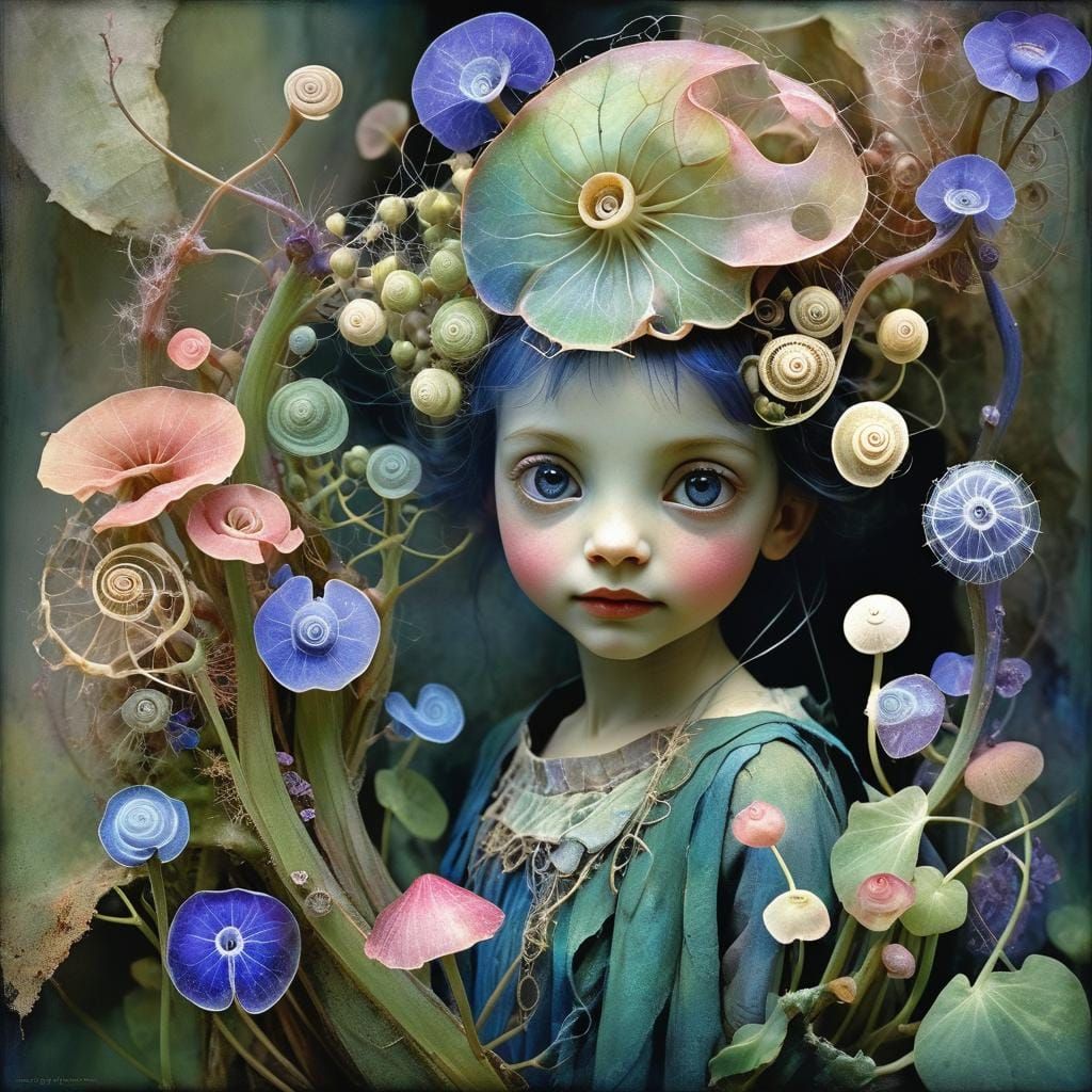 Botanical Wreath Masterpiece in Vibrant Colors