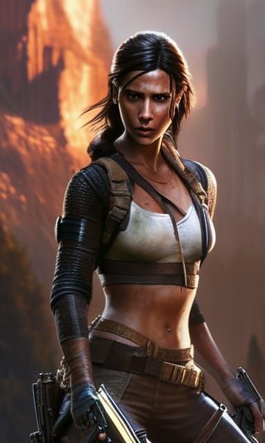 Millie Bobby Brown as Lara Croft 203