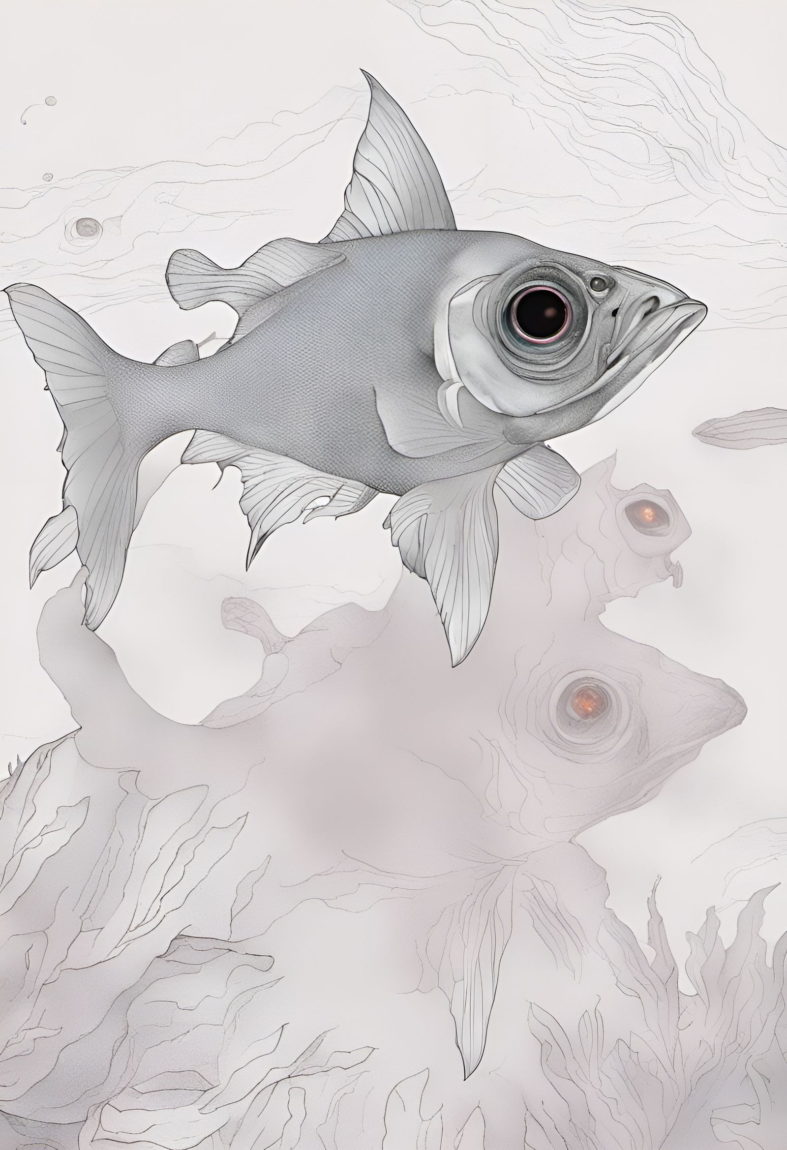 Dramatic Rain-Streaked Spires Reach Through Clouds