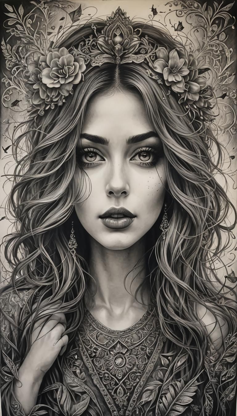 Charcoal Drawing: Beauty in Passion and Purpose