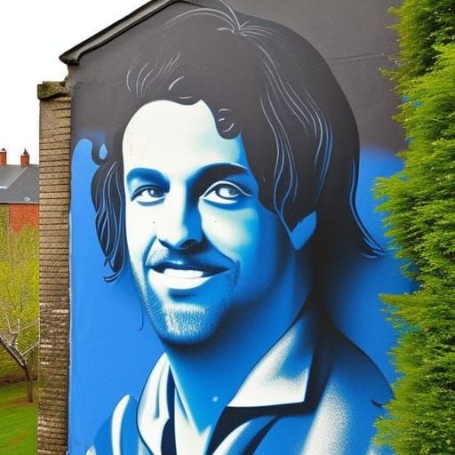 Surrealist Abstract Art in Spraypaint Style