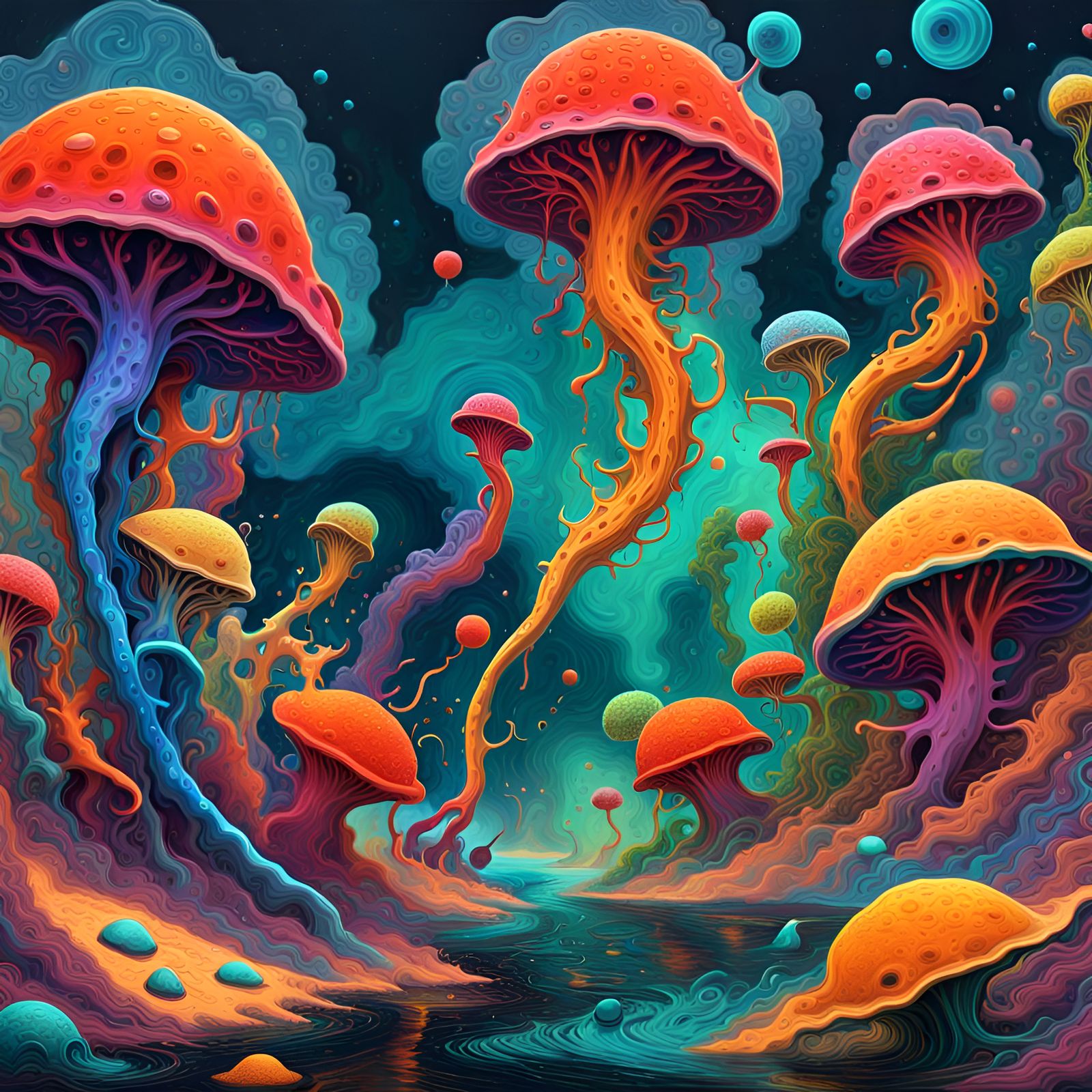 Psychedelic Amoebas