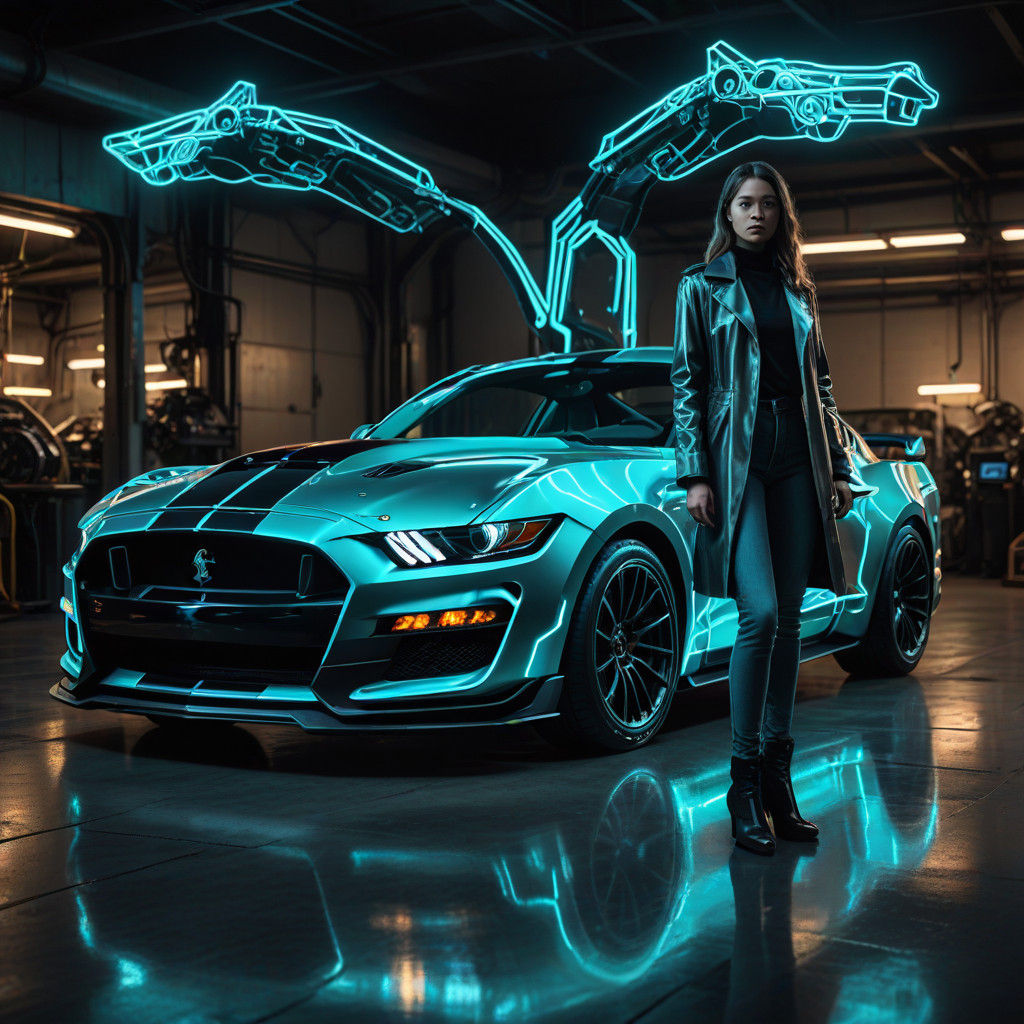 Surreal Futurist Goddess Shines with Ethereal Glance