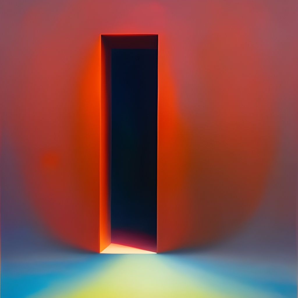 Surreal Portal Painting Inspired by Odilon Redon