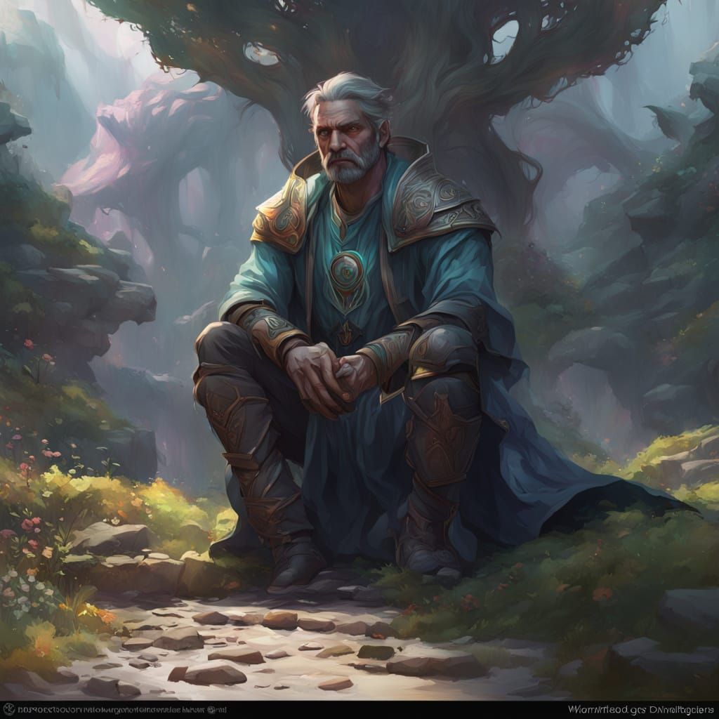 Magick Servitor Portrait: Healing Concept Art