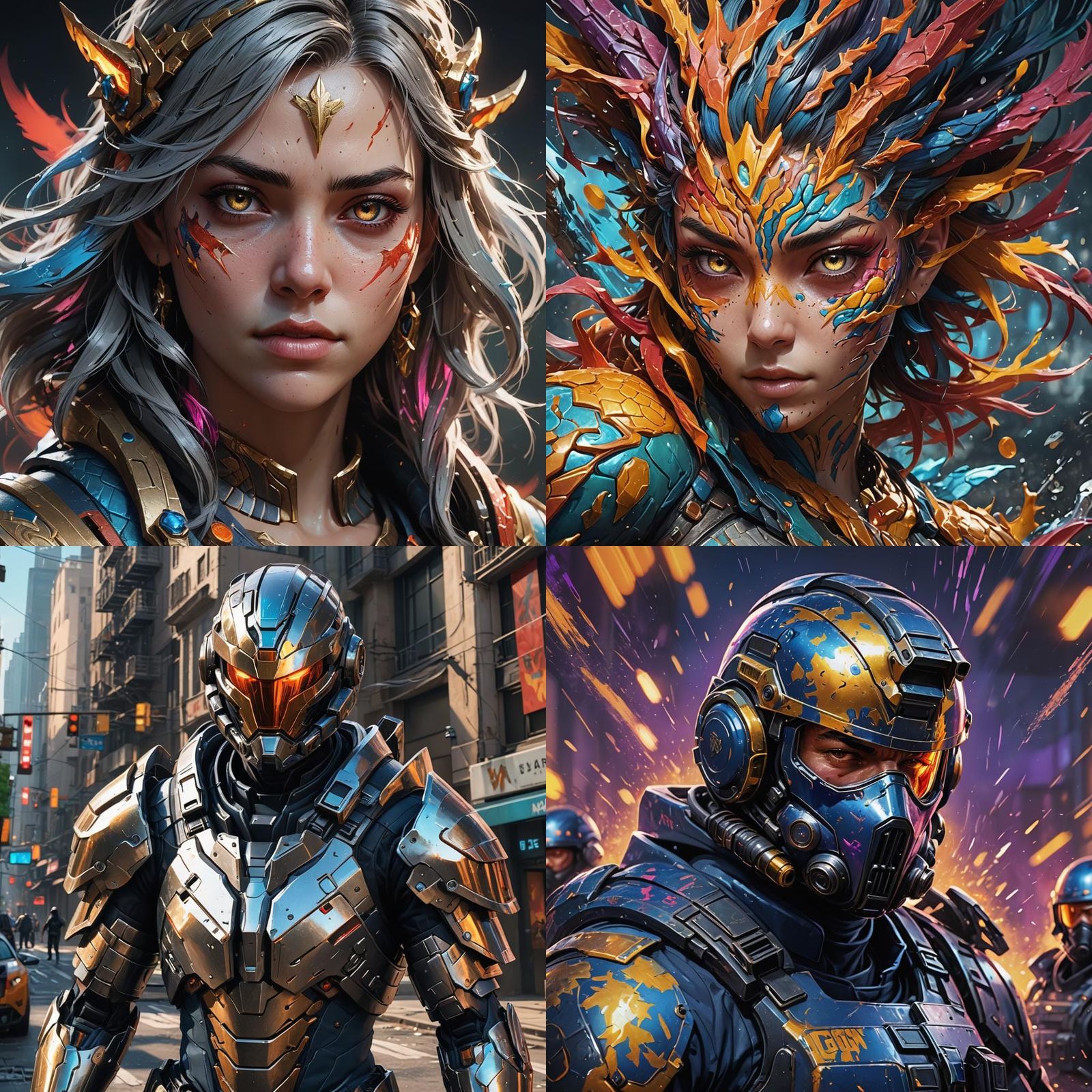 Hyperrealistic Valorant Skin Concept Art