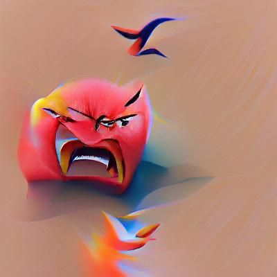 Abstract Expression of Anger