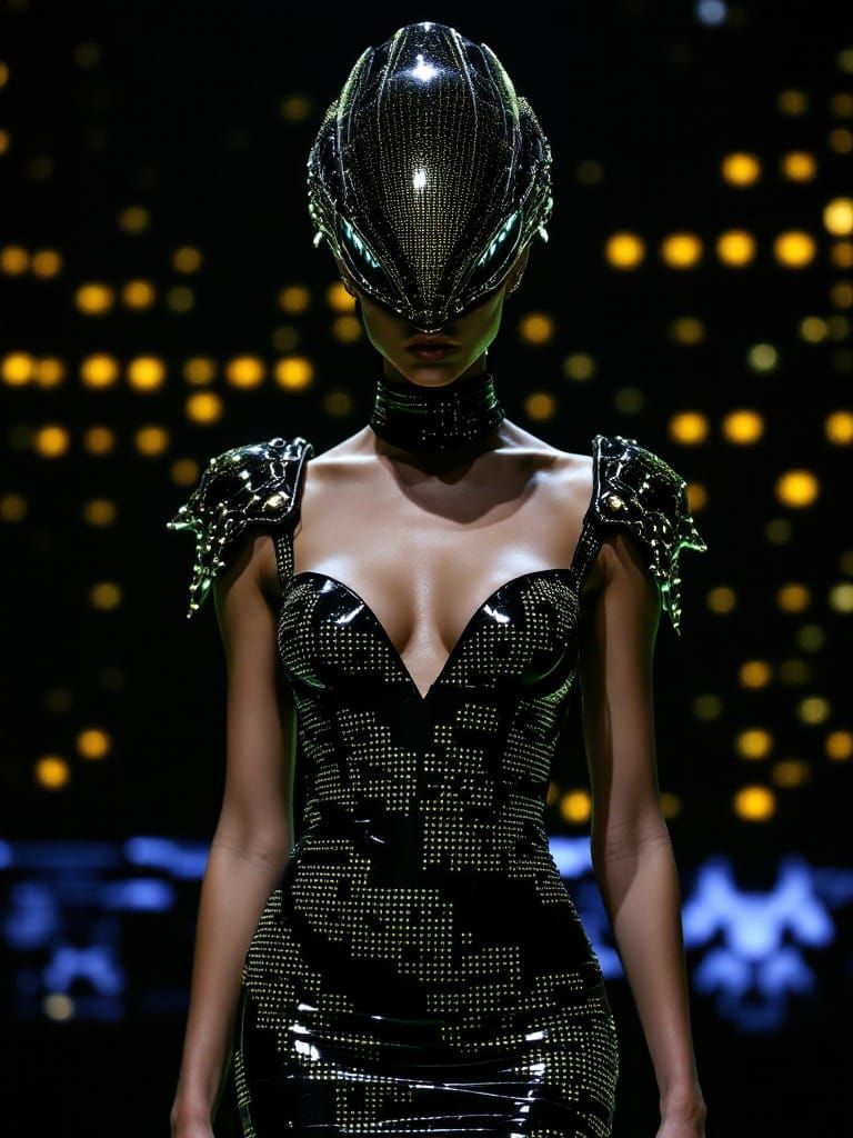 Jean-Paul Gaultier's Space Invader Clothes Line