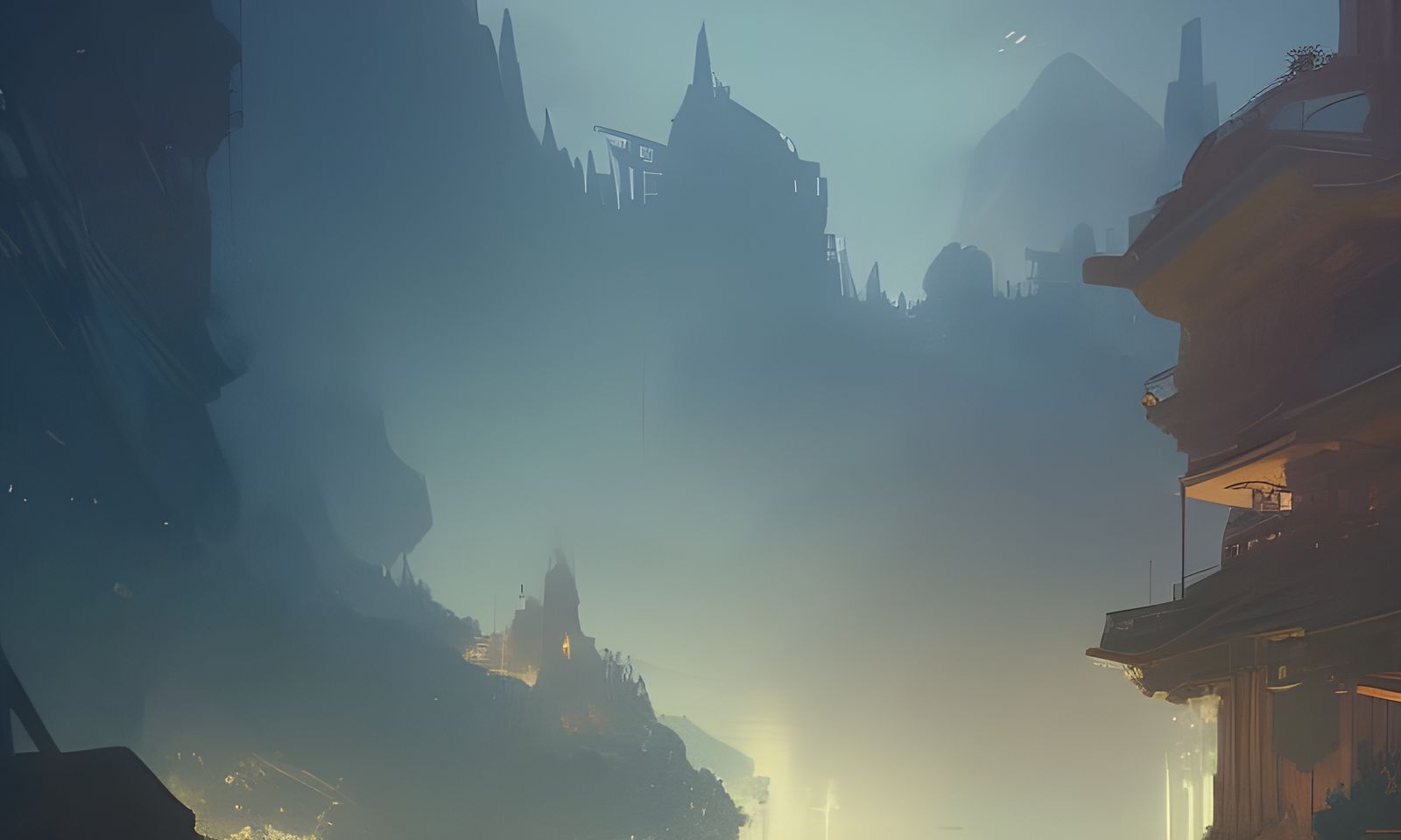 Endless Landscape with Dynamic Lighting