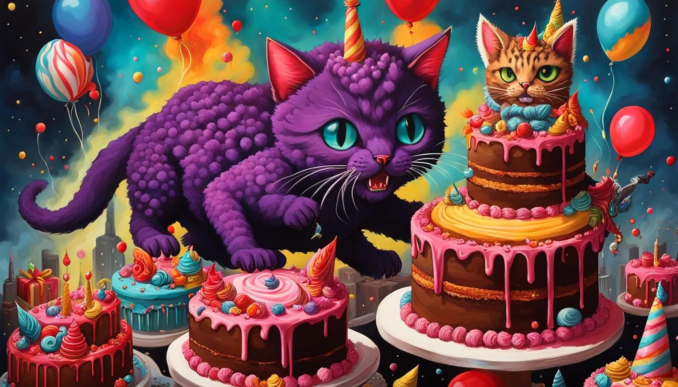 Kaiju Kitty Birthday Party