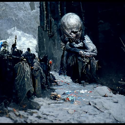 Horrors of Poverty: A Dark Matte Painting