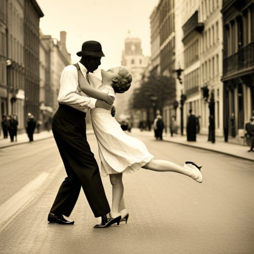 Vintage Charleston Dance Photograph