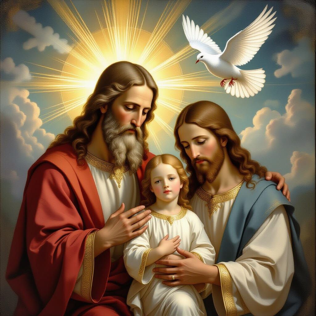 Renaissance Masterpiece: The Holy Trinity Depicted