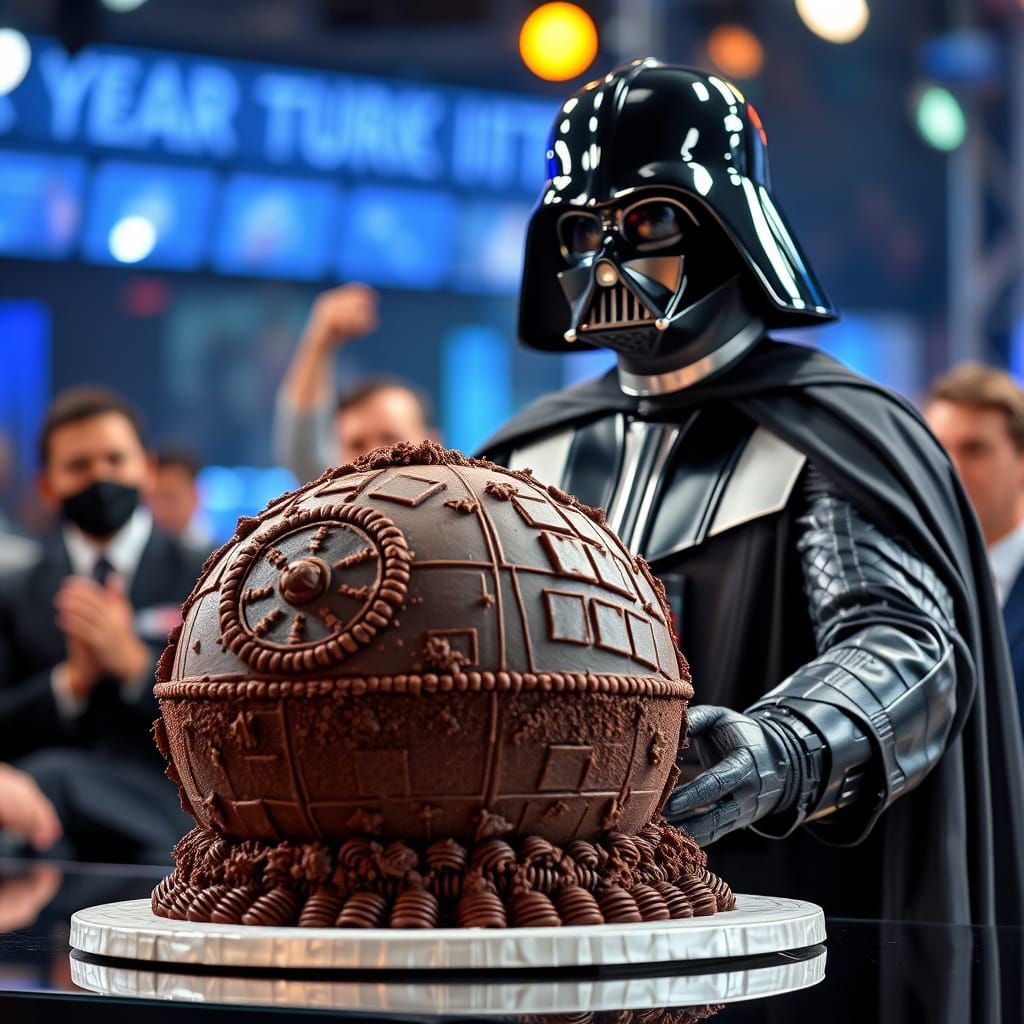 Darth Vader Presents Elegant Death Star Cake in Reality TV S...