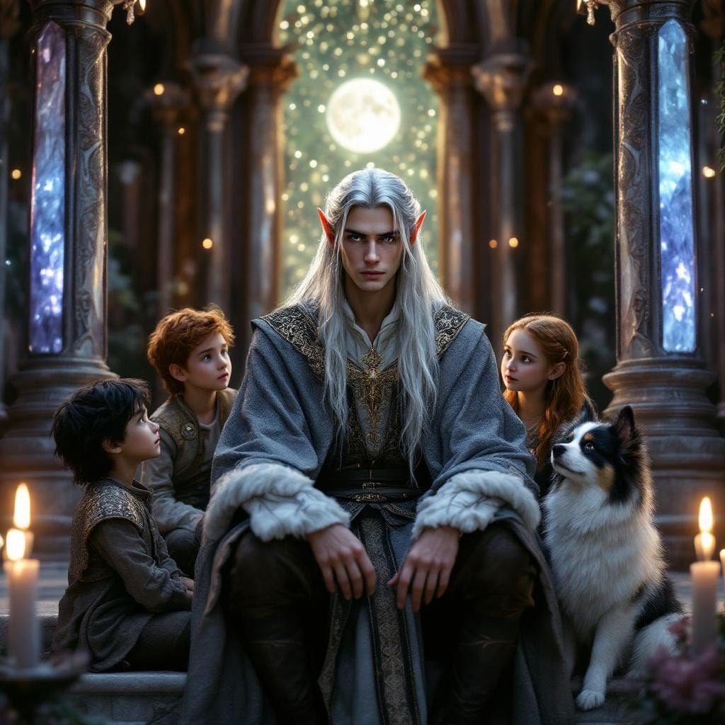 Elf Lord's Farewell in Enchanted Garden