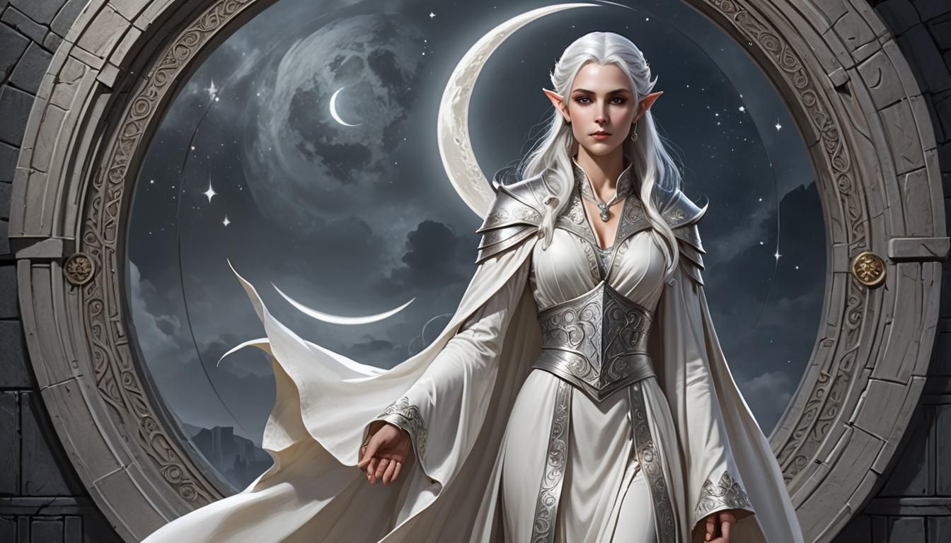 High Elf Maiden of the Moonlit Temple