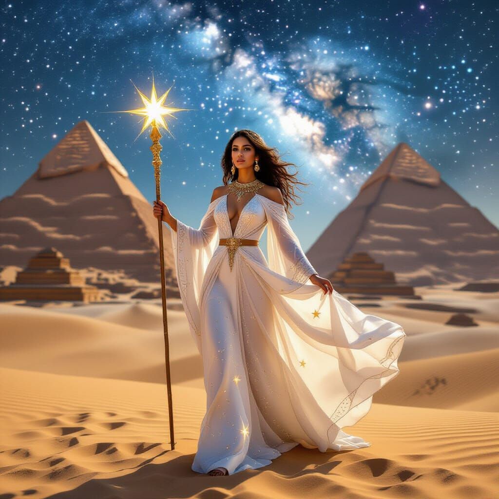 Egyptian Star Empress of the Crystal Pyramids