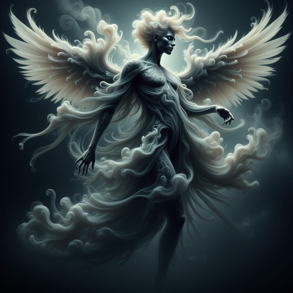 Angelic Transformation in Hyperrealistic Style