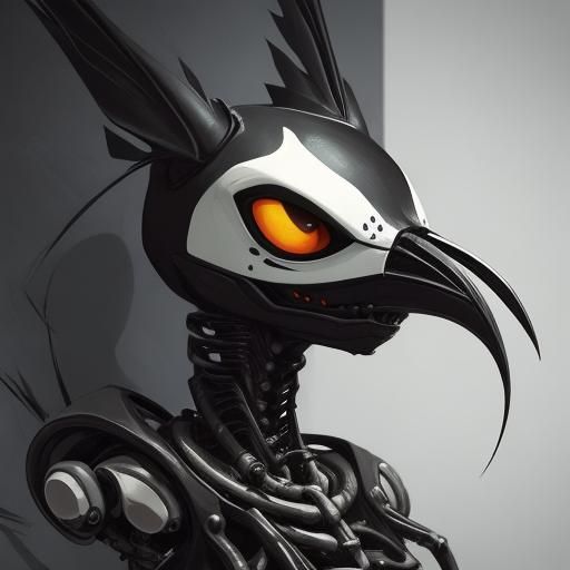 Hollow Knight Portrait in Vector Art Style