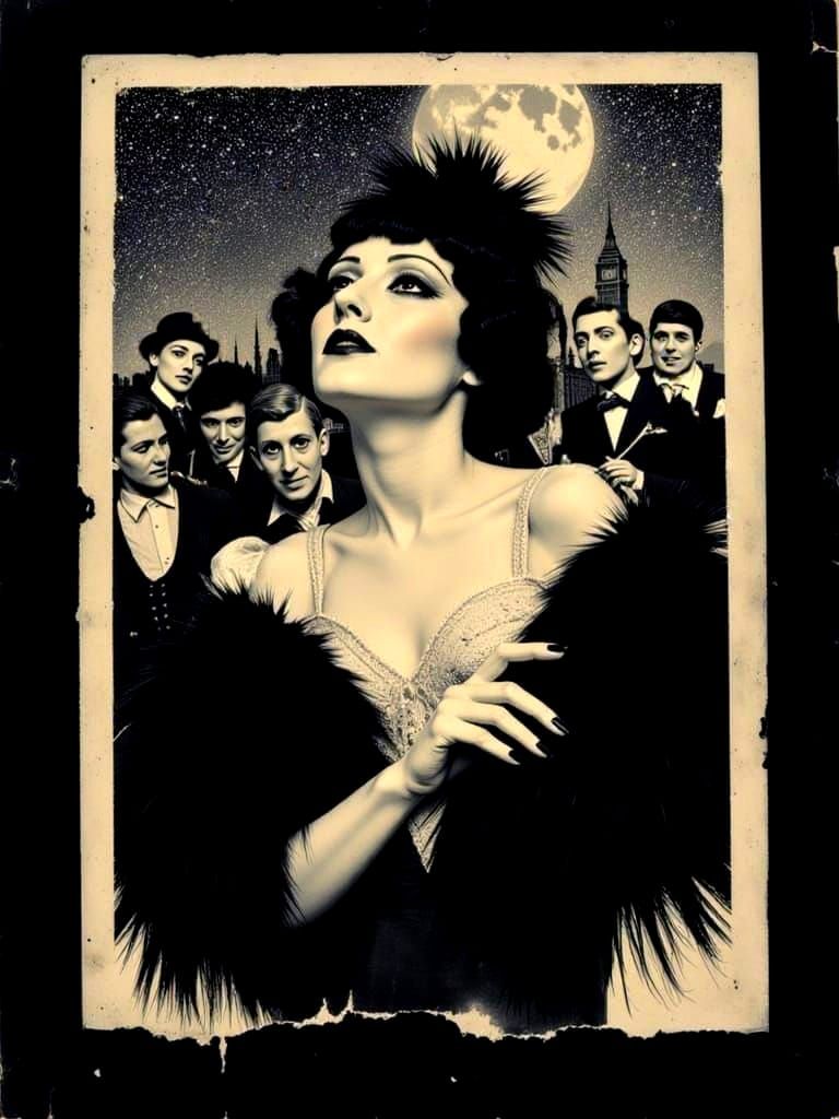 Berlin Cabaret Poster: Weimar Expressionism Nightlife