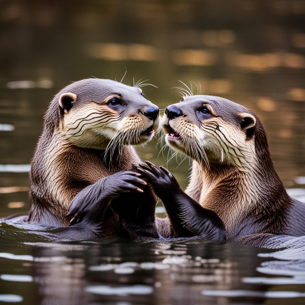 Otters at Play: Professional Wildlife Photography