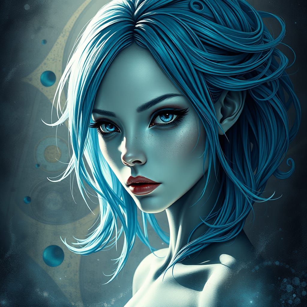 Humanoid alien figure