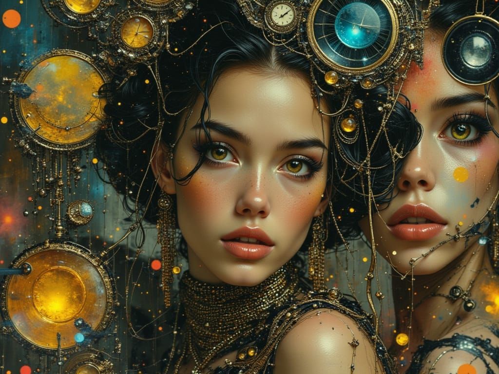 Surreal Musicians in a Dystopian Landscape