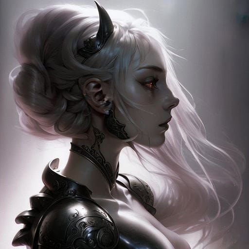 Kirlia Dark Fantasy Knight