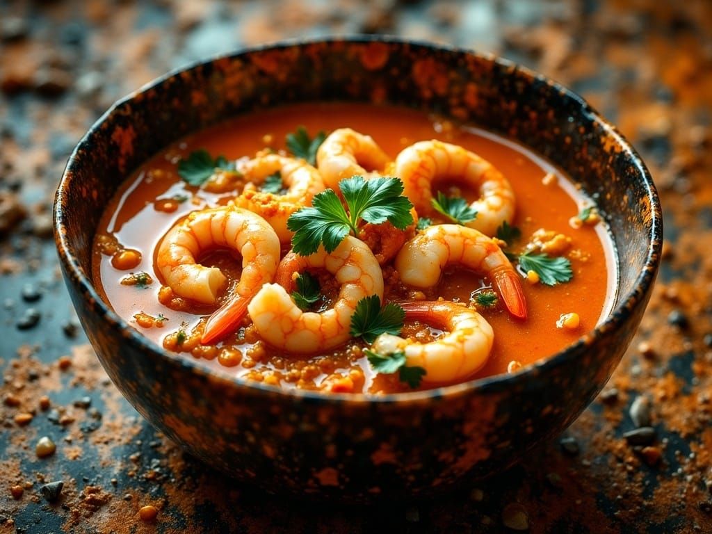 Thai Soup in Epic Cinematic Style