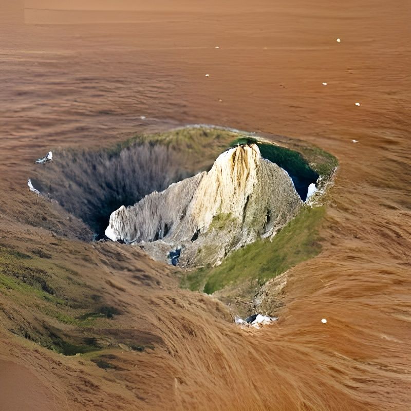 Crater of Needles: Barren Landscape