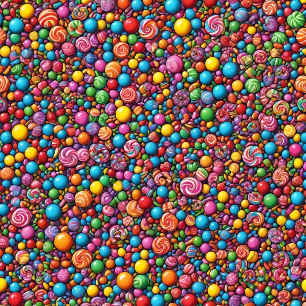 Candy People in Playful Pop Art Style