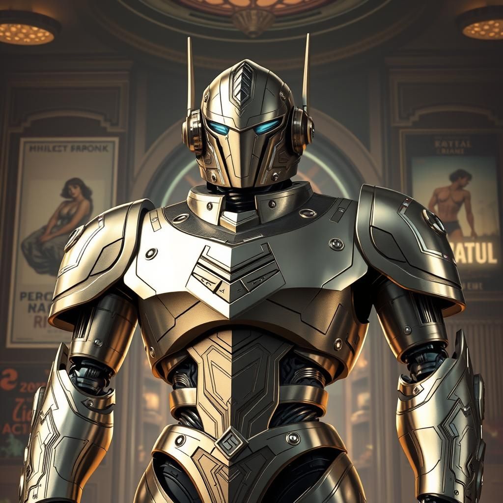 An art deco transformer (hasbro) in robot mode