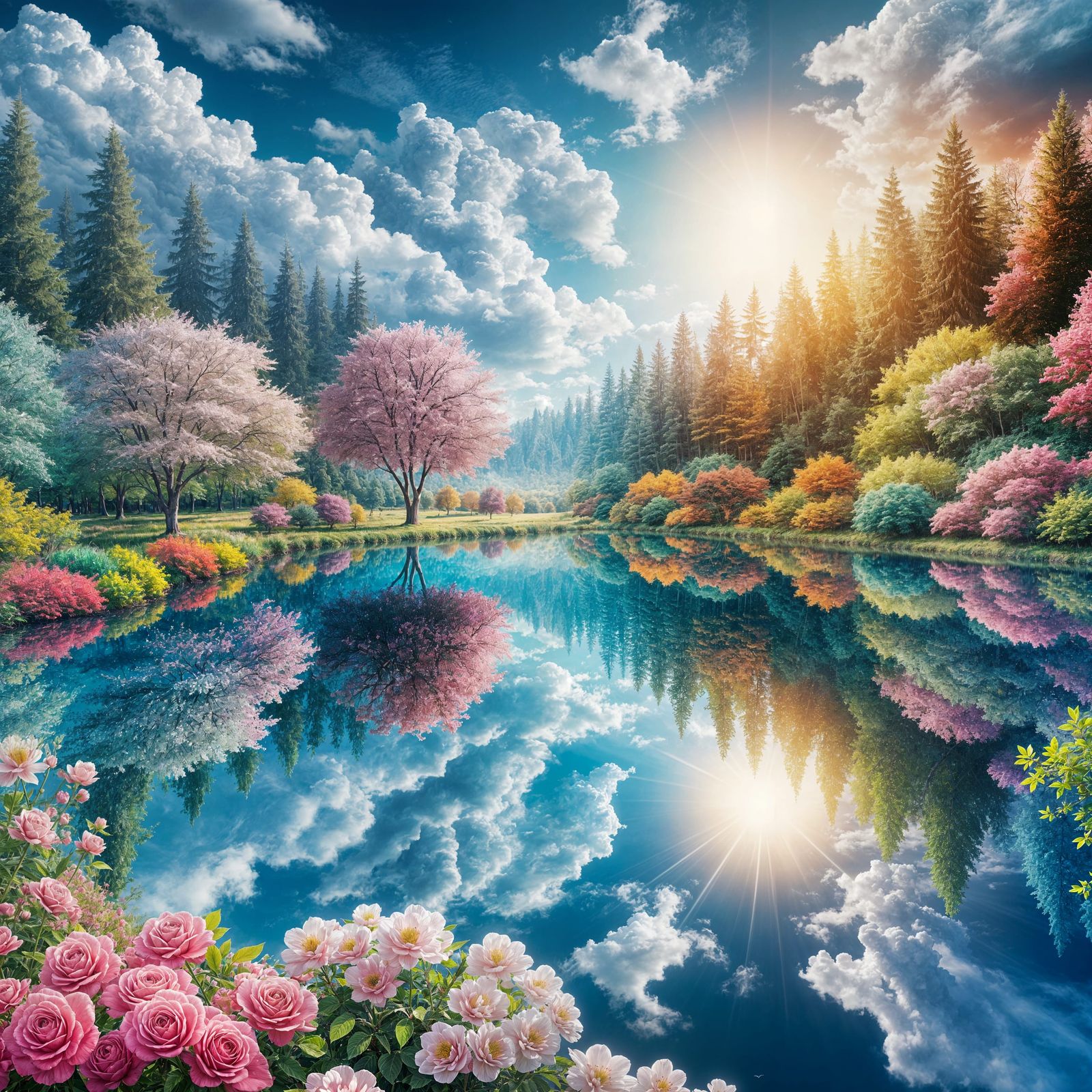 AI Realization of Perfect Nature and Symmetry