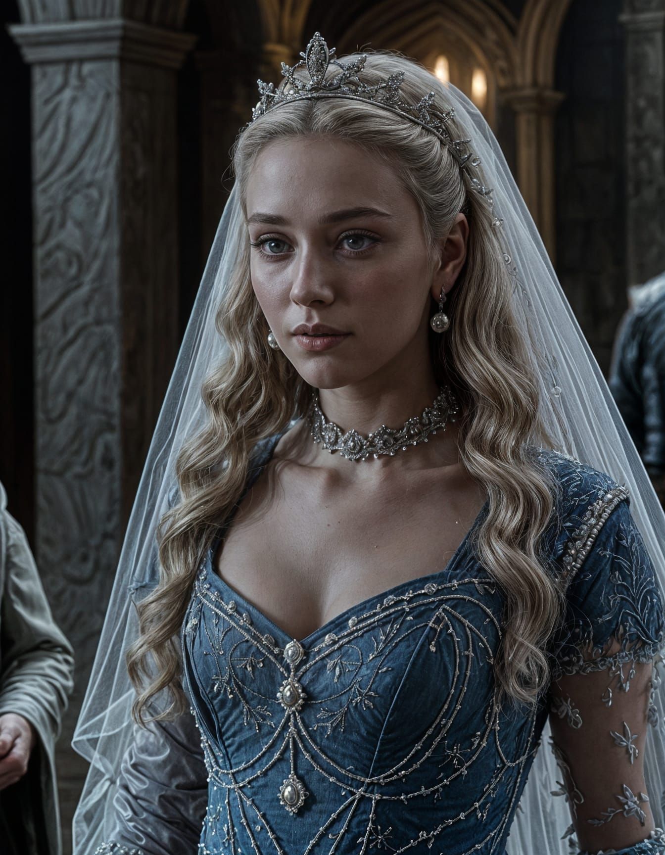 Sarah Gadon as Regal Vampire Bride in Luxurious Wallachian W...