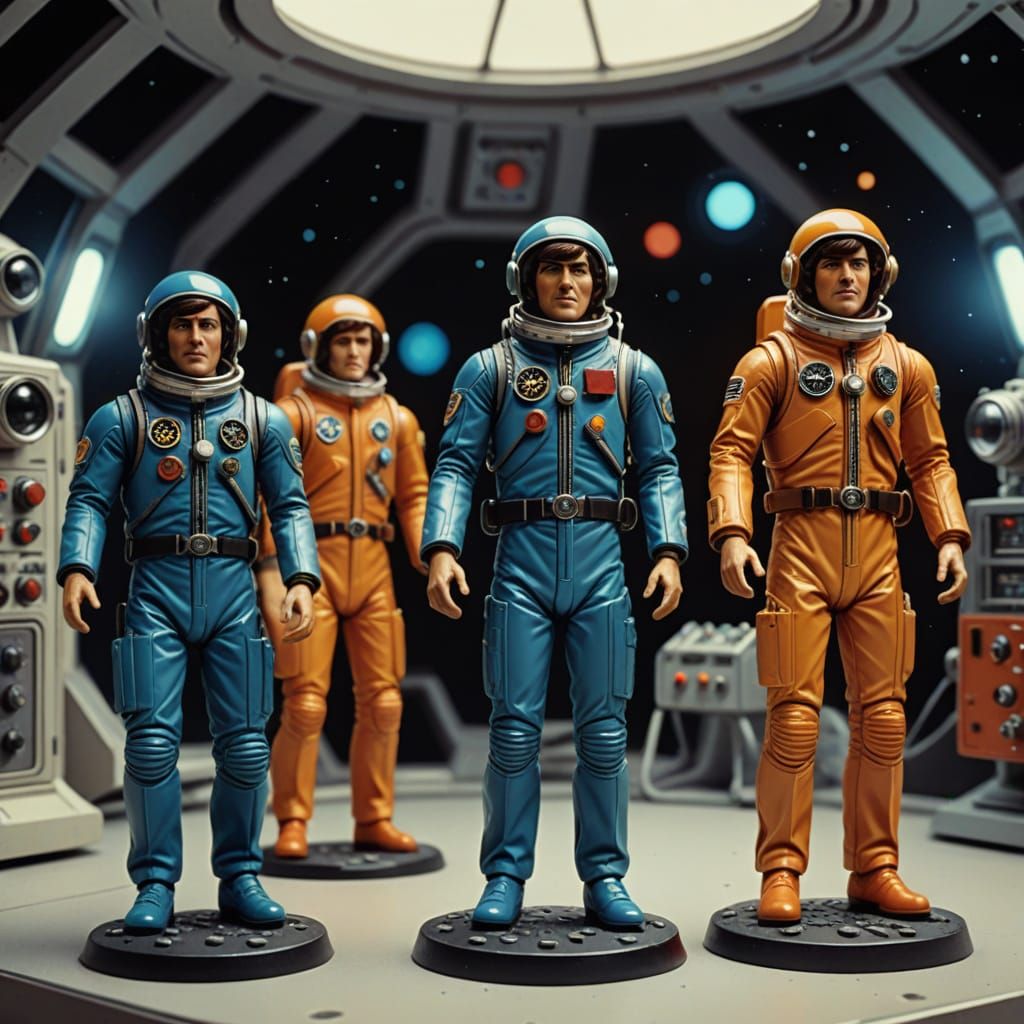Beatles Space Explorers in Retro Sci-Fi Packaging
