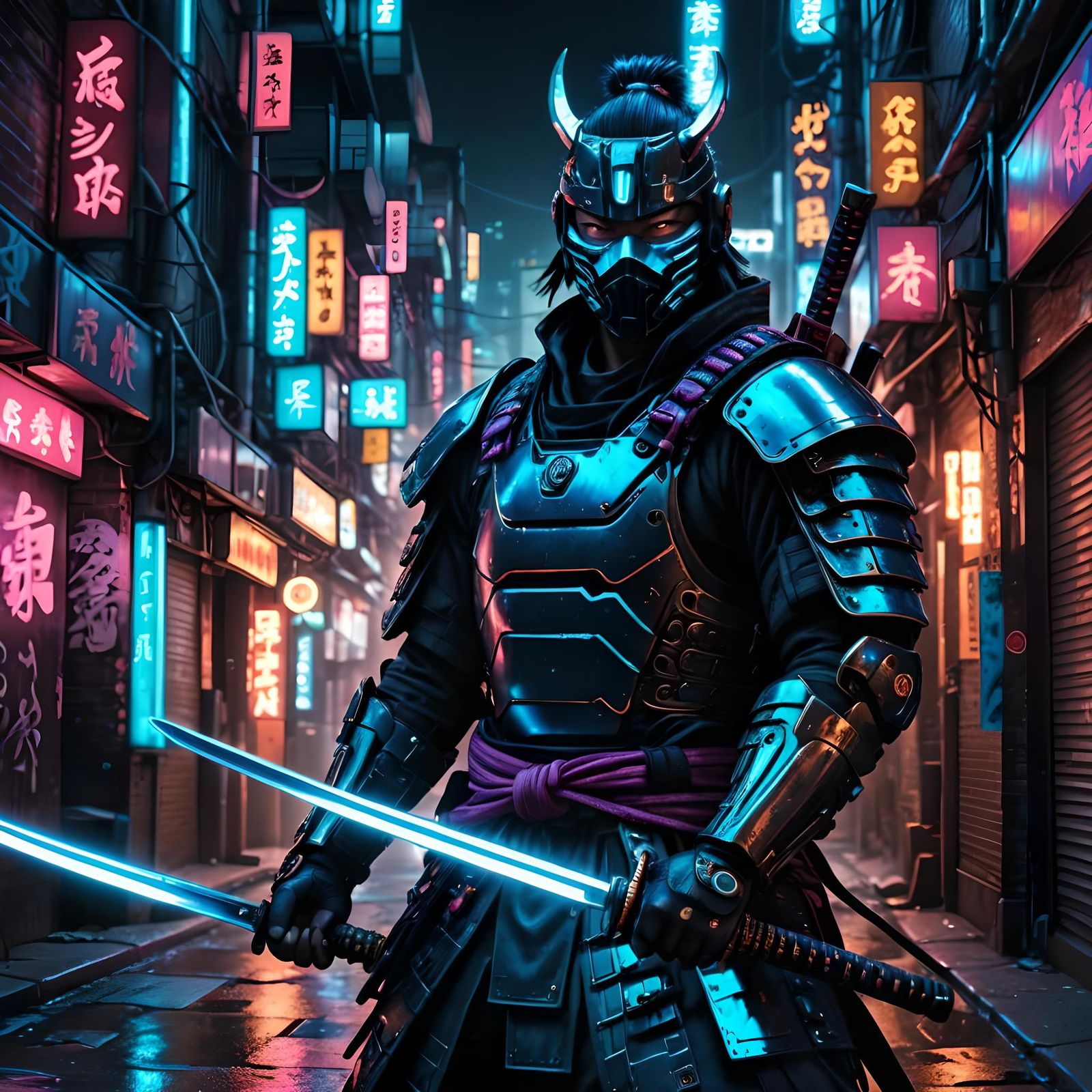 The Cyberpunk Samurai