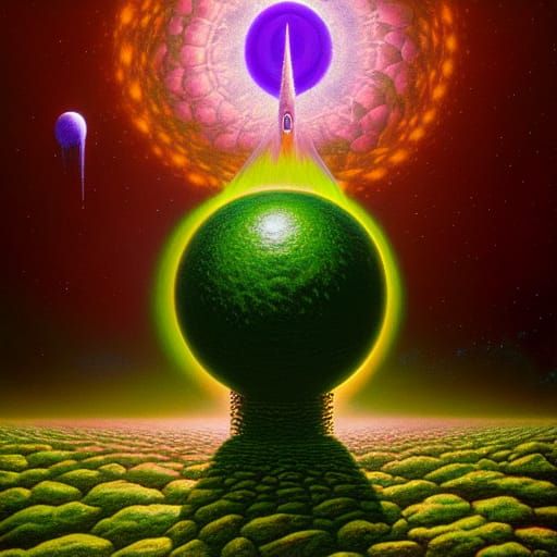 Cosmic Altar to Meatwad Knight: Hyperdetailed Digital Art