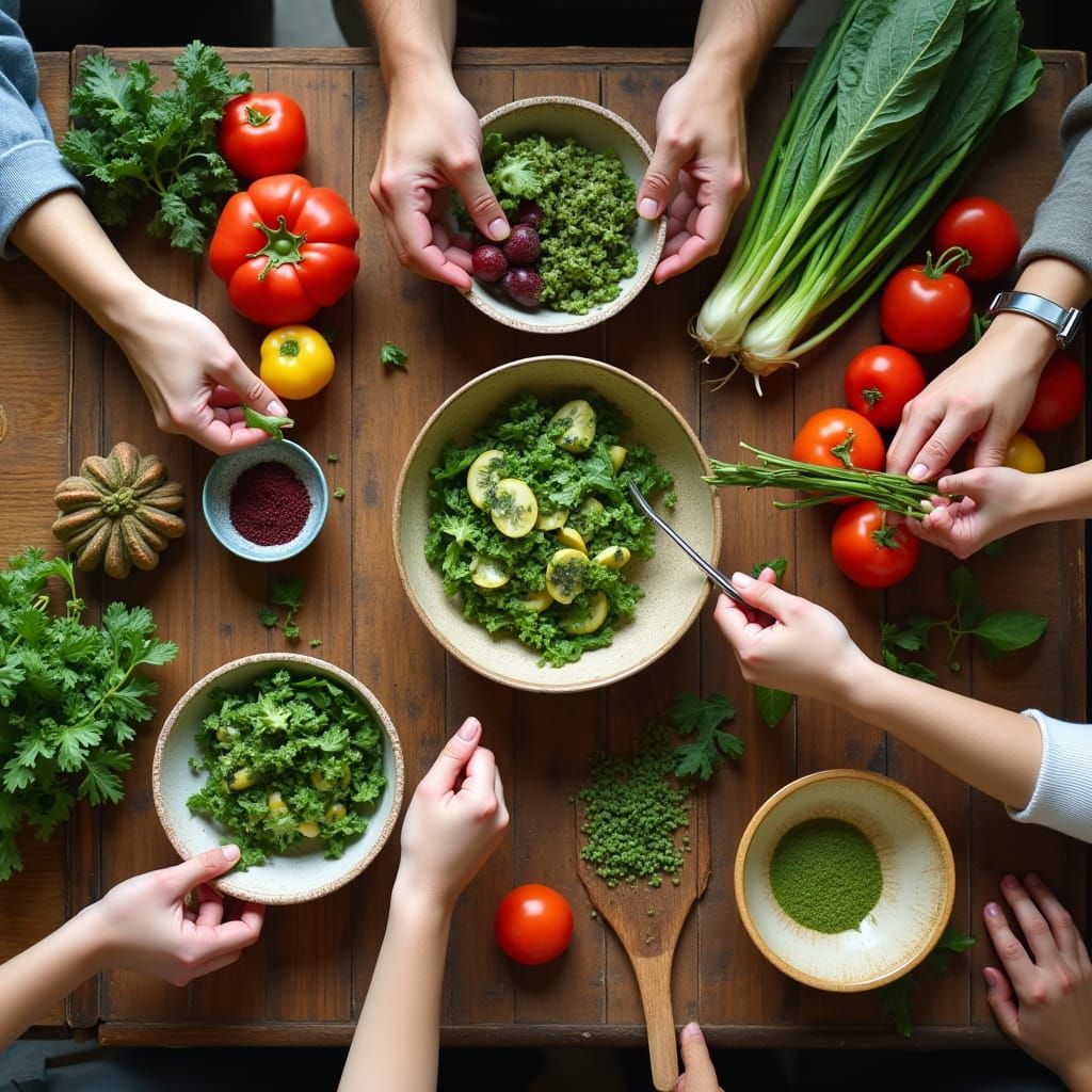 Rustic Harvest Gathering in Earthy Tones