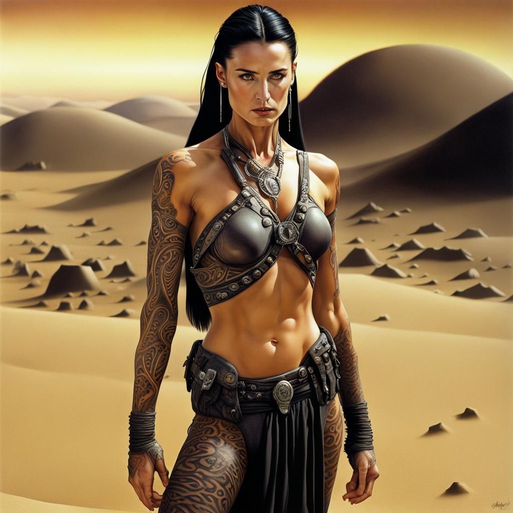 Demi moore, in tatooine