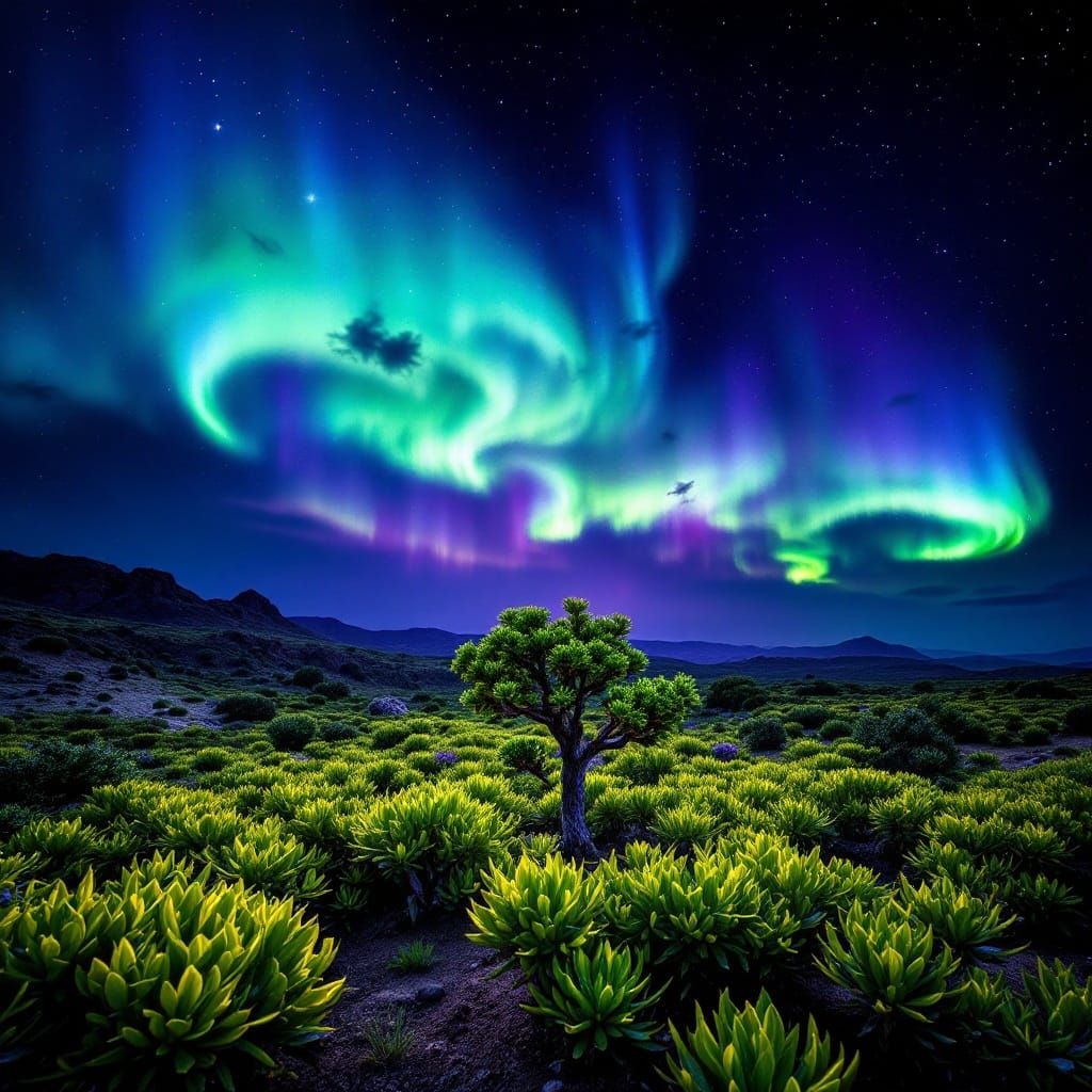 Technicolour Geomagnetic Storm