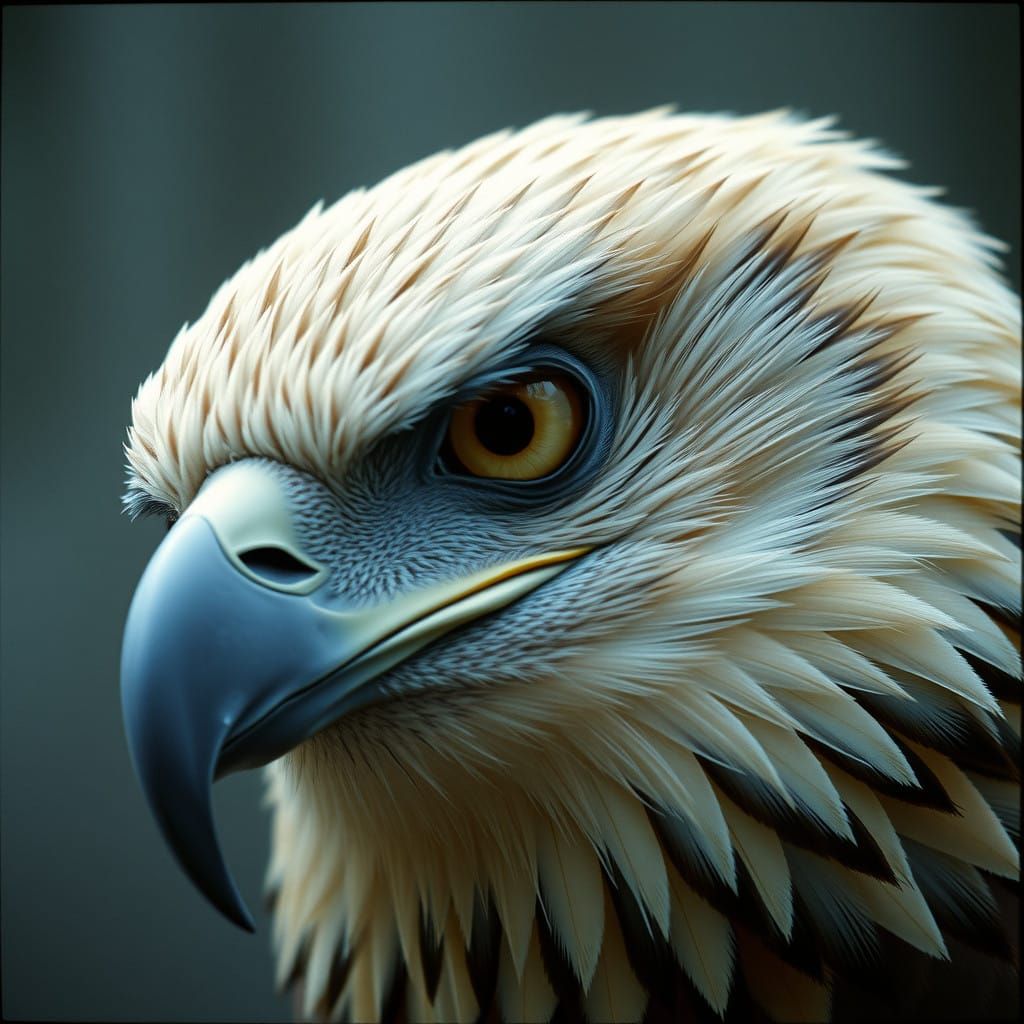 Epic Cinematic Film Still of an Eagle's Eye View
