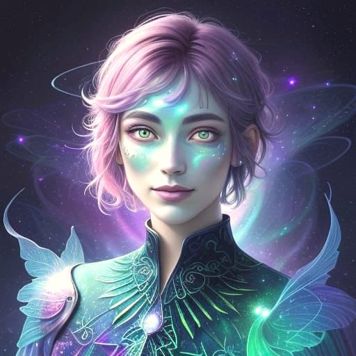Cosmic pinky hairs fairy