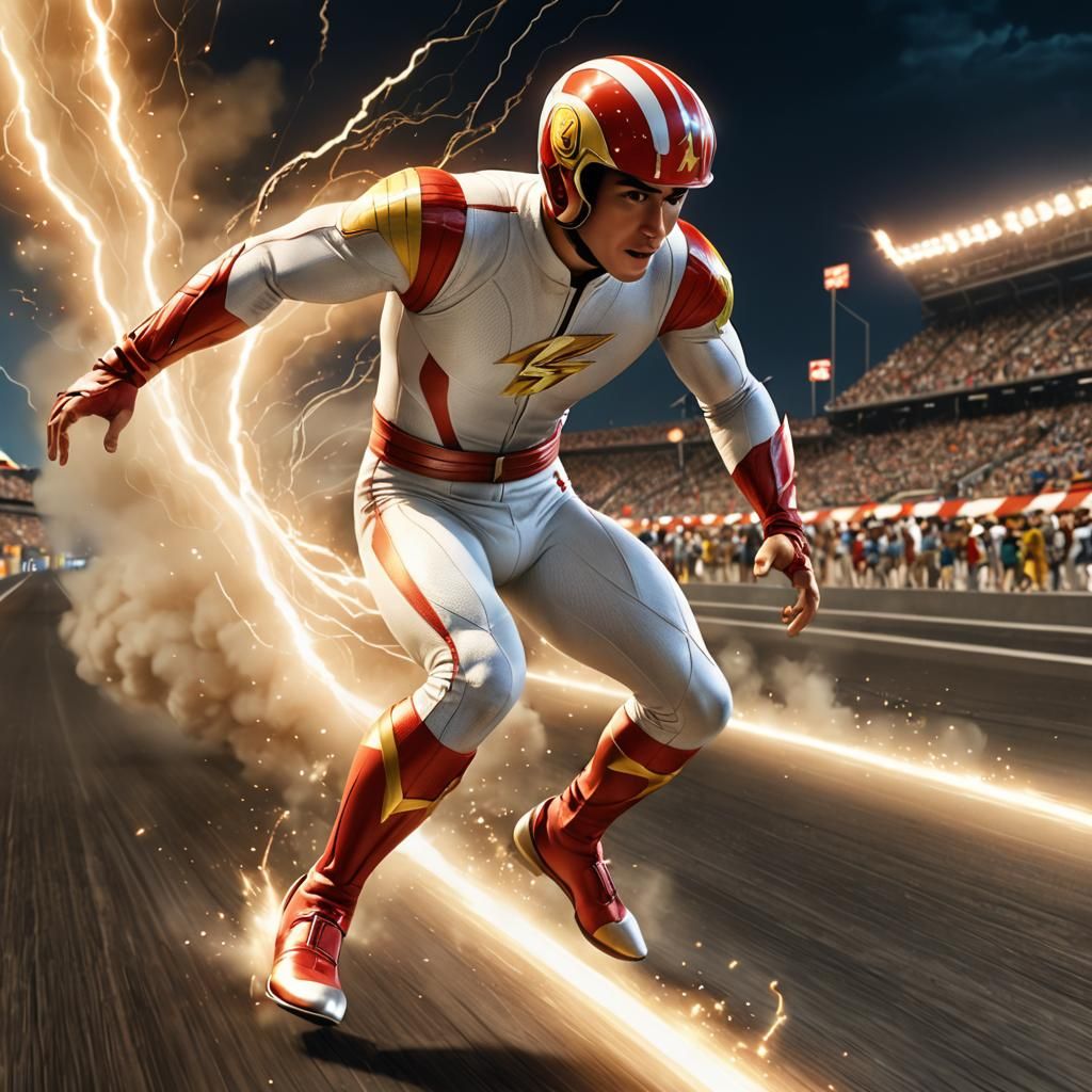 Insanely_detailed_screen capture of "Speed Racer" séries.  T...