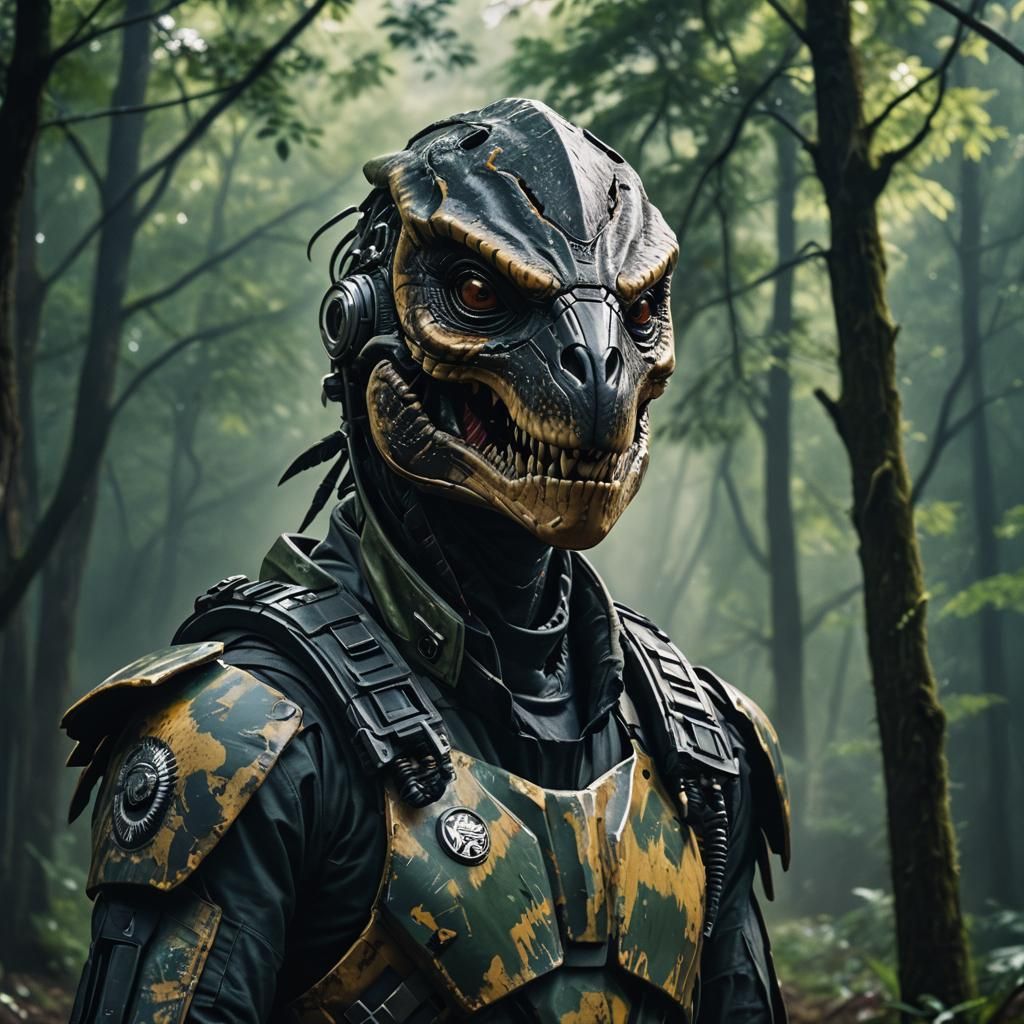 AI's Human Form: A Hyperrealistic Cinematic Painting