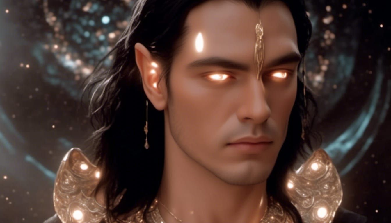 Hyperreal Portrait of Ra, Ancient Egyptian God